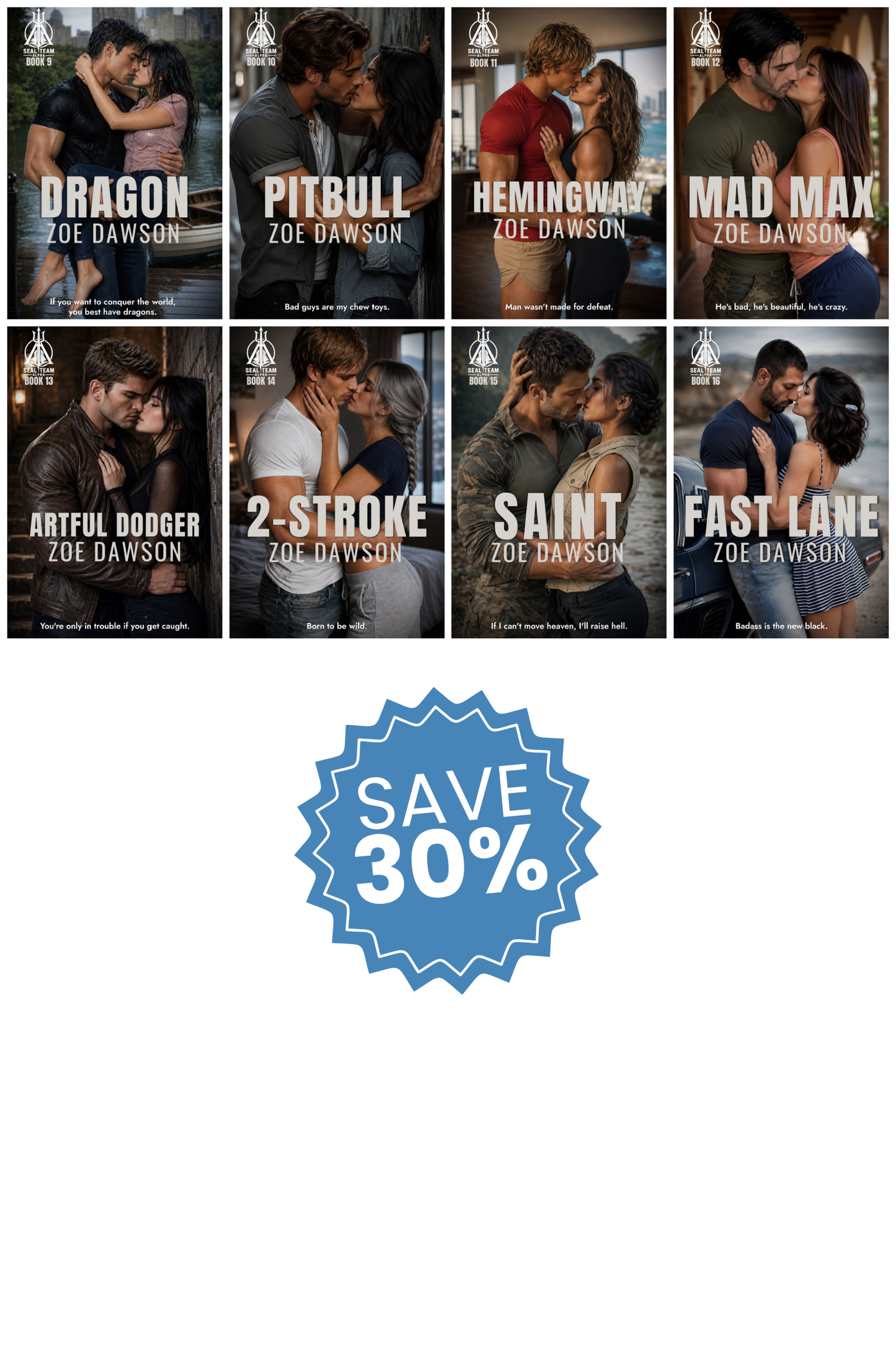 SEAL Team Alpha E-Book Bundle (Books 9-16)