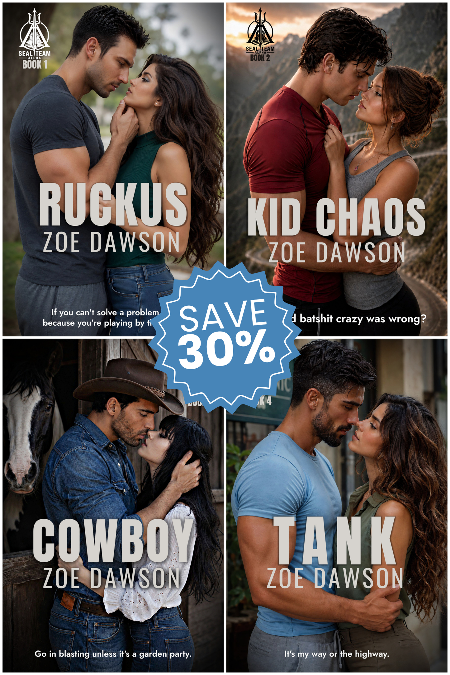SEAL Team Alpha E-Book Bundle (Books 1-4)