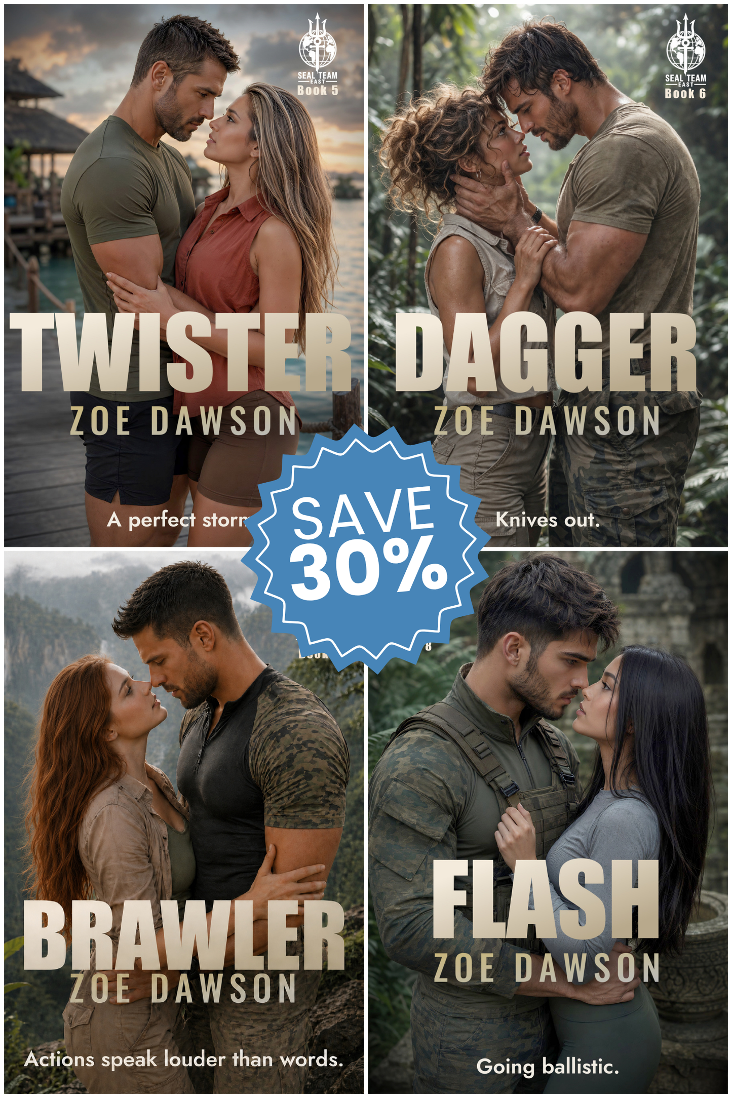 SEAL Team EAST E-Book Bundle (Books 5-8)