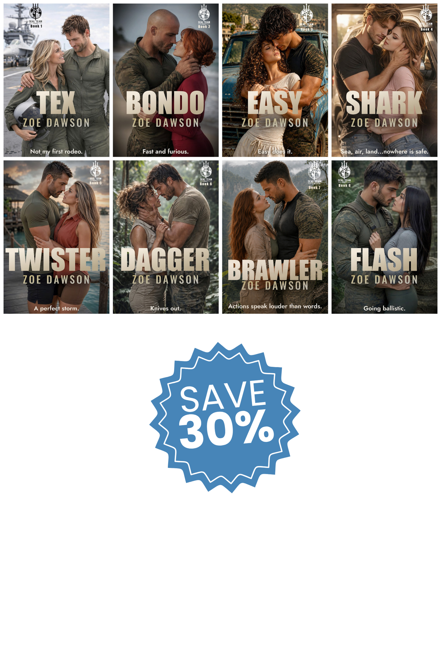 SEAL Team EAST E-Book Bundle (Books 1-8)